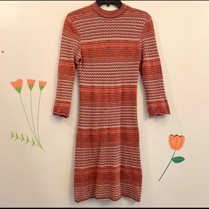 Boho sweater dress